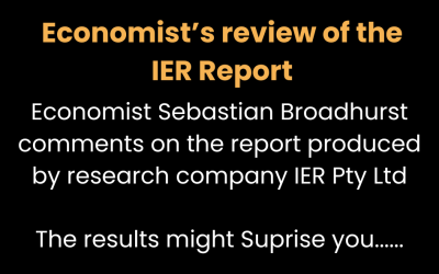 Economist’s review of the IER Report