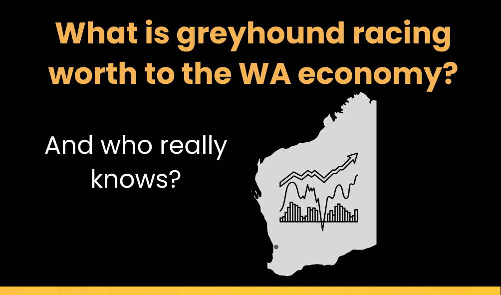 Economic misinformation fuels the WA Greyhound Industry